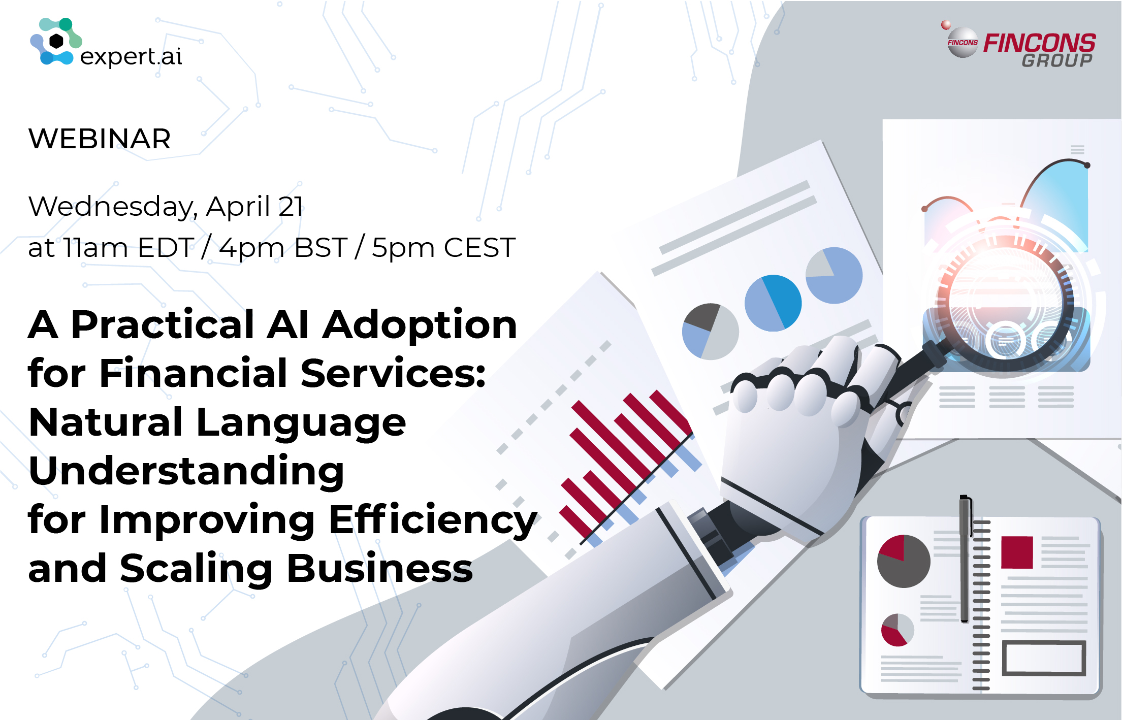 A practical AI Adoption for Financial Services: Natural Language Understanding for improving efficiency and scaling business