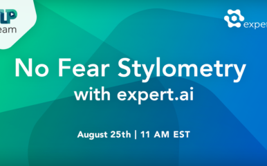 NLP Stream: No Fear Stylometry with Expert.ai