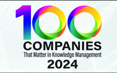 KMWorld 100 Companies That Matter in Knowledge Management